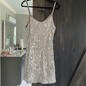 Sequin mini dress